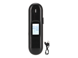 Aetheria detector de Álcool Portátil Sem Contato, Bafômetro Digital com Sensor de Alta Precisão Usb Recarregável