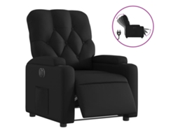 Electric Recliner Chair, Electric Recliner Chairs Vidaxl Preto Couro Artificial