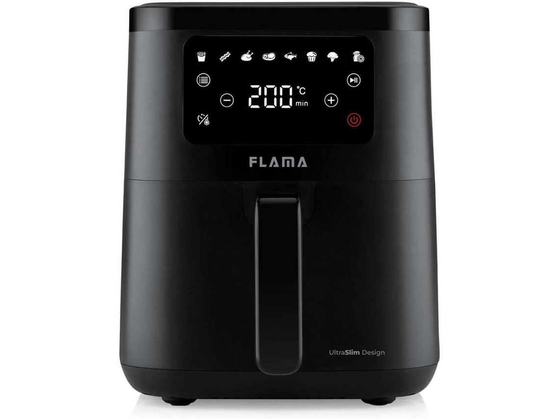 Fritadeira sem Óleo FLAMA 643FL AIRFRYER SLIM (Outlet Caixa Aberta - 6 L - Preto)