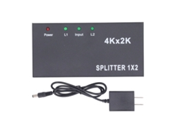HDMI splitter 1 entrada 2 saídas EOOCOO, suporte 4K