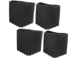Artibetter Conjunto De 4-protetores Pés Escada Antiderrapantes Em Borracha Acessórios Para Degraus Com Absorção Impacto
