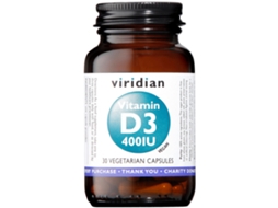 Viridian Vitamin D3 400iu 30's
