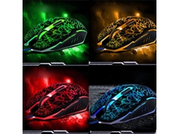 Mouse Gamer LAXISCREED Iluminado Silencioso