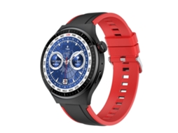 Smartwatch Com Chamadas Bluetooth 256 Mb De Memória E Reprodução De Música Vermelho Yunzii