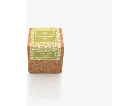 Vaso  Grow Cube Magnetic Amor-Perfeito