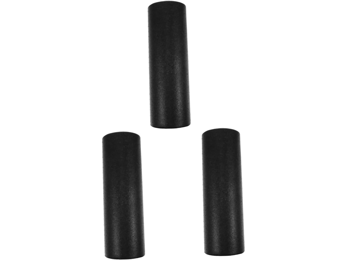 Conjunto de 3 rolos de espuma para yoga, massagem muscular, panturrilha, alta densidade, S/MARCA