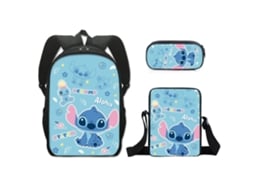 Mochila escolar de três peças, 16 polegadas, 11*