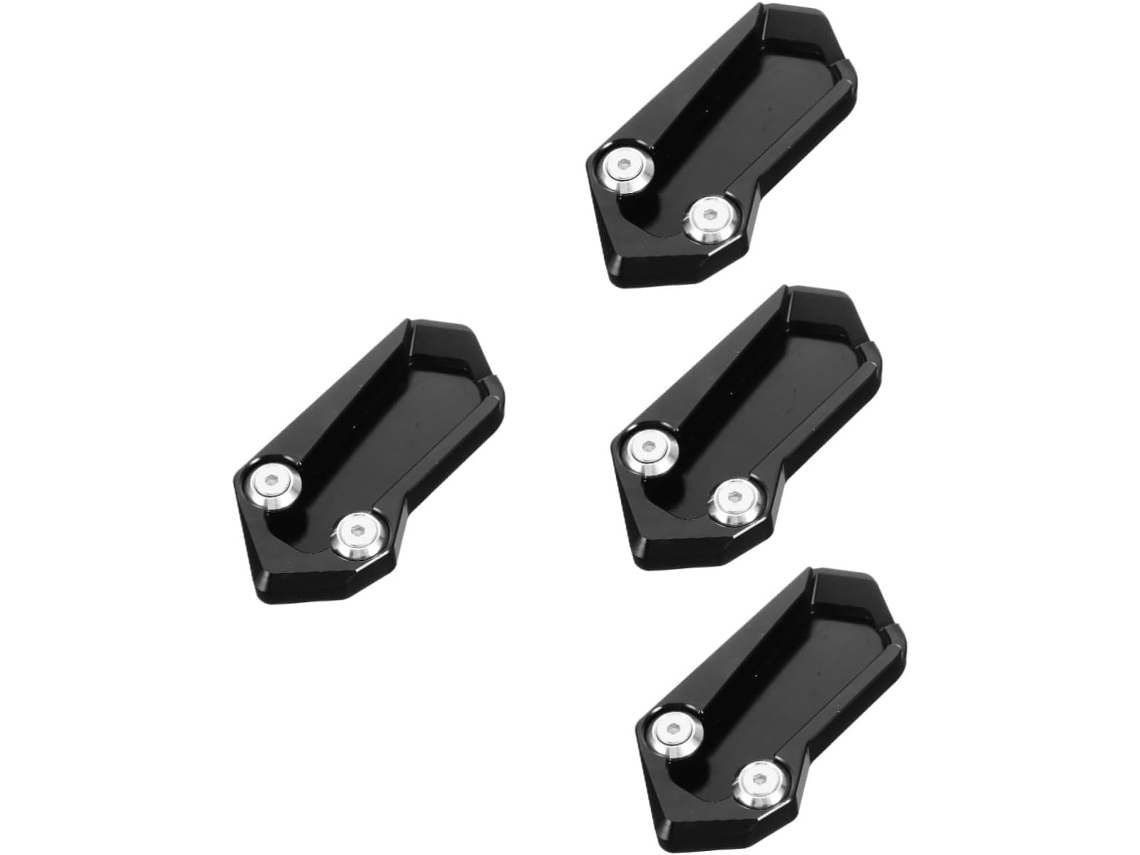 Conjunto De 4 Peças Suporte Antiderrapante Com Almofadas Proteção Para Descanso Lateral Em Liga...