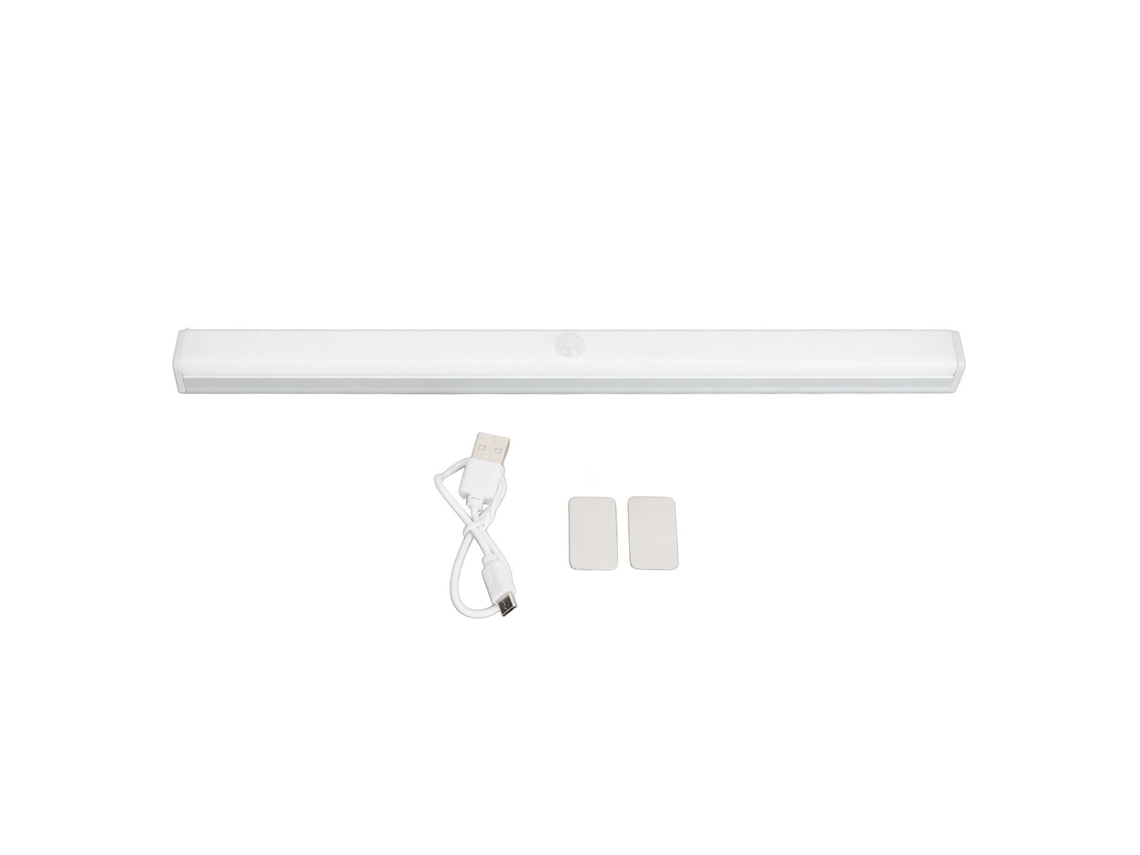 Barra de Luz Led com Sensor de Movimento Recarregável Magnética para Armário e Guarda roupa