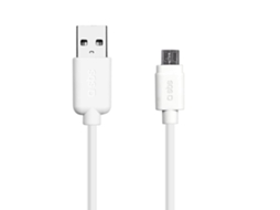 Cabo SBS LTHL200 (Outlet Caixa Aberta - USB - Micro-USB - 1m - Branco)