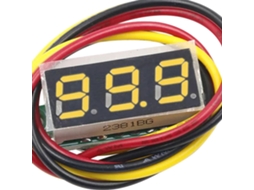 Testador de Voltagem Digital de Cabo 0 100 V 0,28 Pol. Mini Dc YANYXR (amarelo)