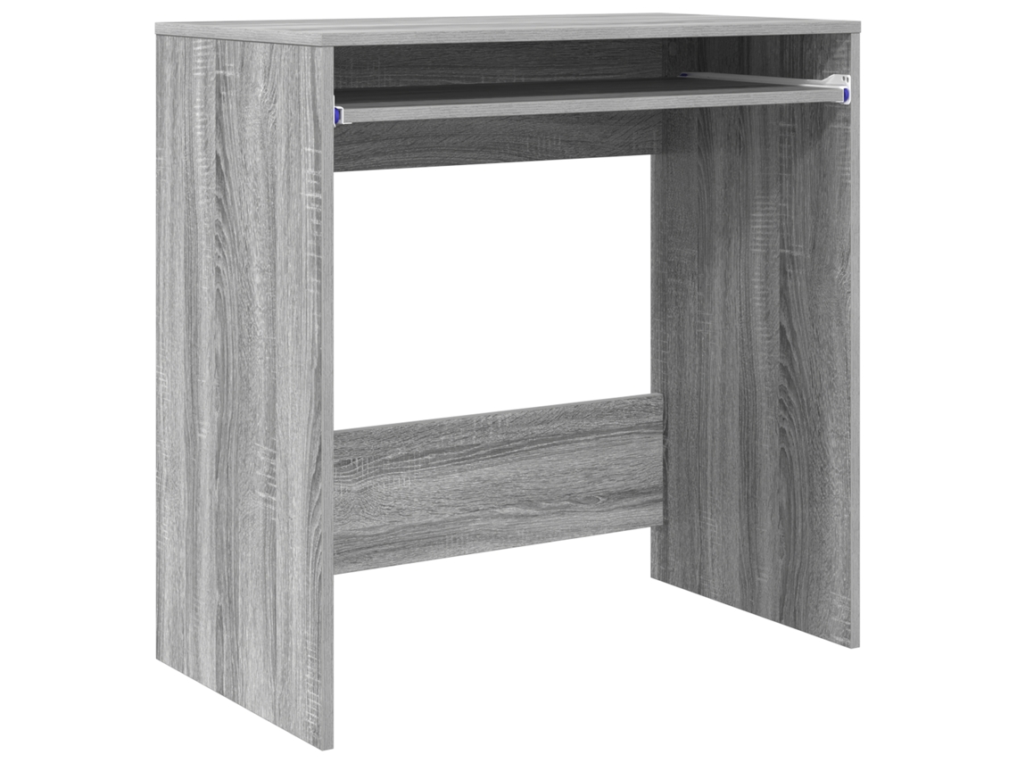 Conjunto 1 Mesa Moderna Vidaxl Cinzento Derivados De Madeira (77,5 X 43 X 79 Cm)