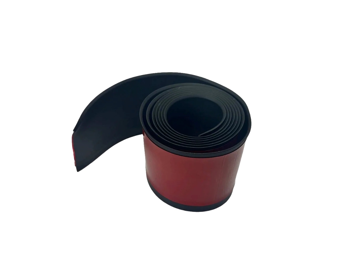 Rodapé Flexível, Impermeável, Autoadesivo, Preto