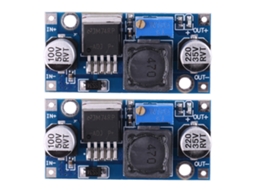 2pcs módulo conversor CC-CC step down ajustável 3.2-35V para 1.25-35V 3A