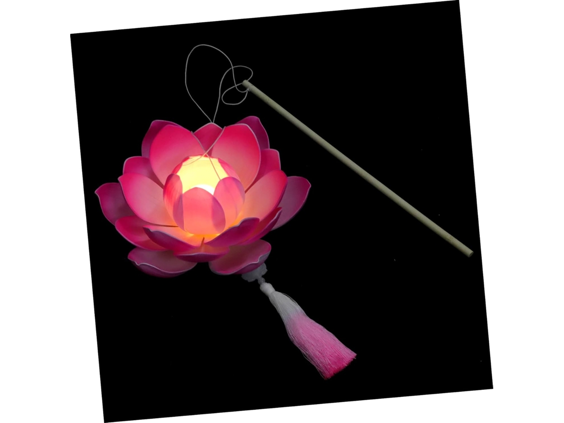 Luminária Led Espetacular Em Formato De Lótus, Decoração Ornamental Em Estilo Chinês Para Diversos Ambientes.