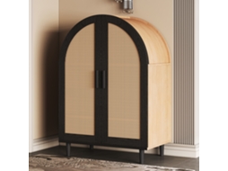 Rattan 12 15 Pares Prateleiras Ajustáveis Fecho Suave VOLTEDGE