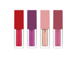 4pcs Labial Líquido De Moda Largo Duración Gloss Labial Mate Cosméticos Para Mujeres (a)