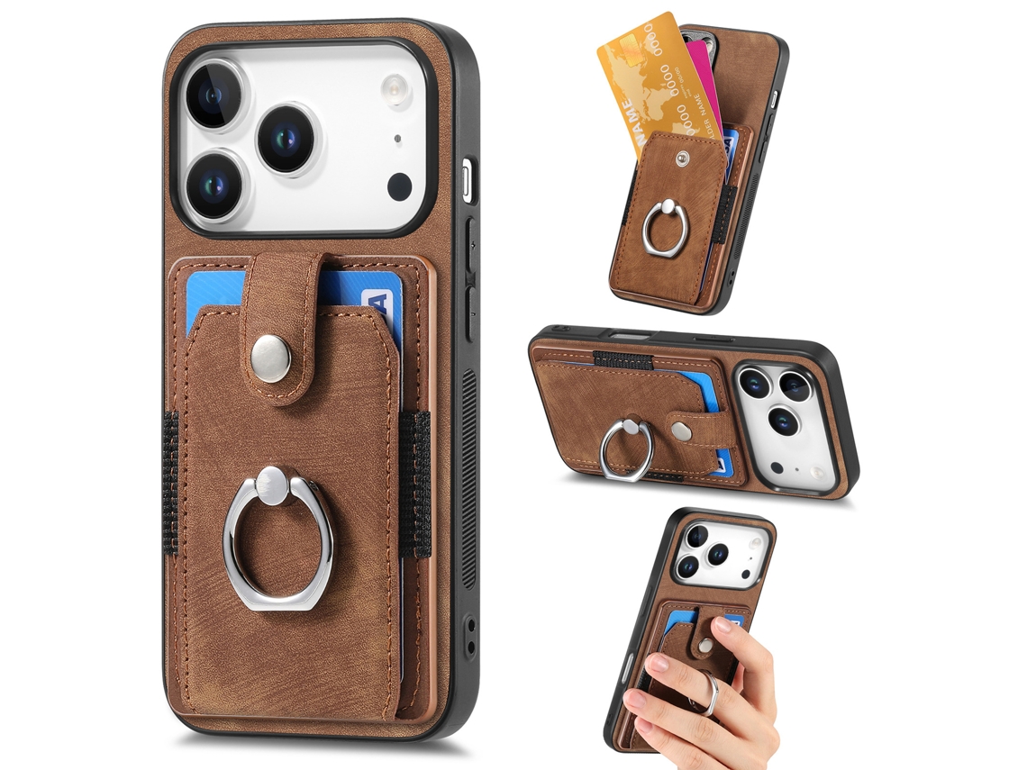 Capa Com Porta-cartões Para Iphone 17 Pro Max