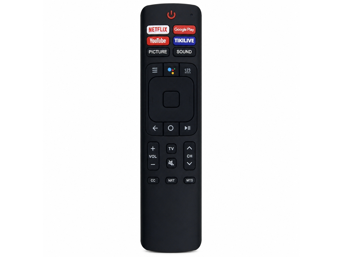 Comando À Distância Infravermelho Para Tv Compatível Com Vu E Hisense Erf3b69, Sem Configuração, Sem Voz