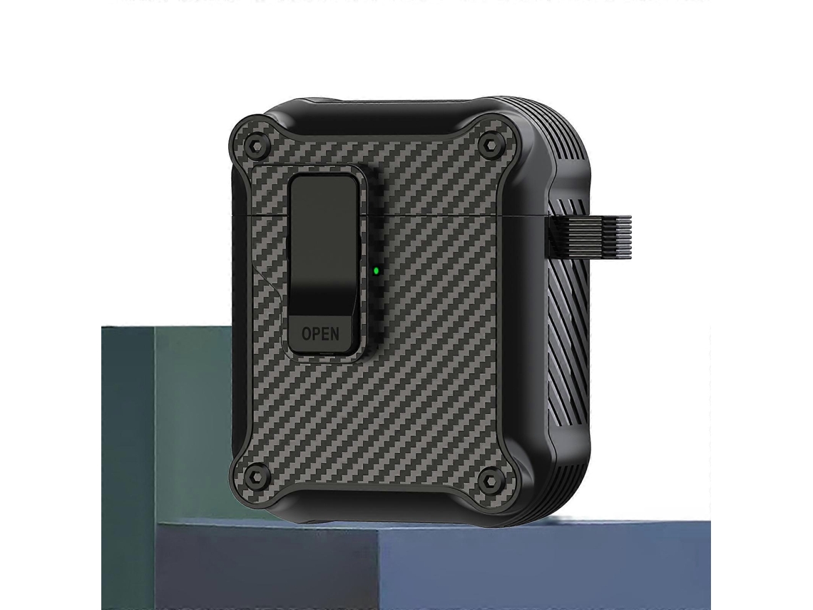Camada protetora de fibra de carbono para fones de ouvido com interruptor magnético automático GIECY