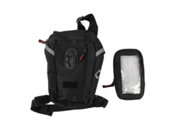Bolsa de Cintura AQUAFORGE com bolsos porta celular multifuncional para corrida e academia