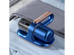 Aspirador de pó portátil Blue Yizhood para eliminar ácaros e coletar poeira de colchões