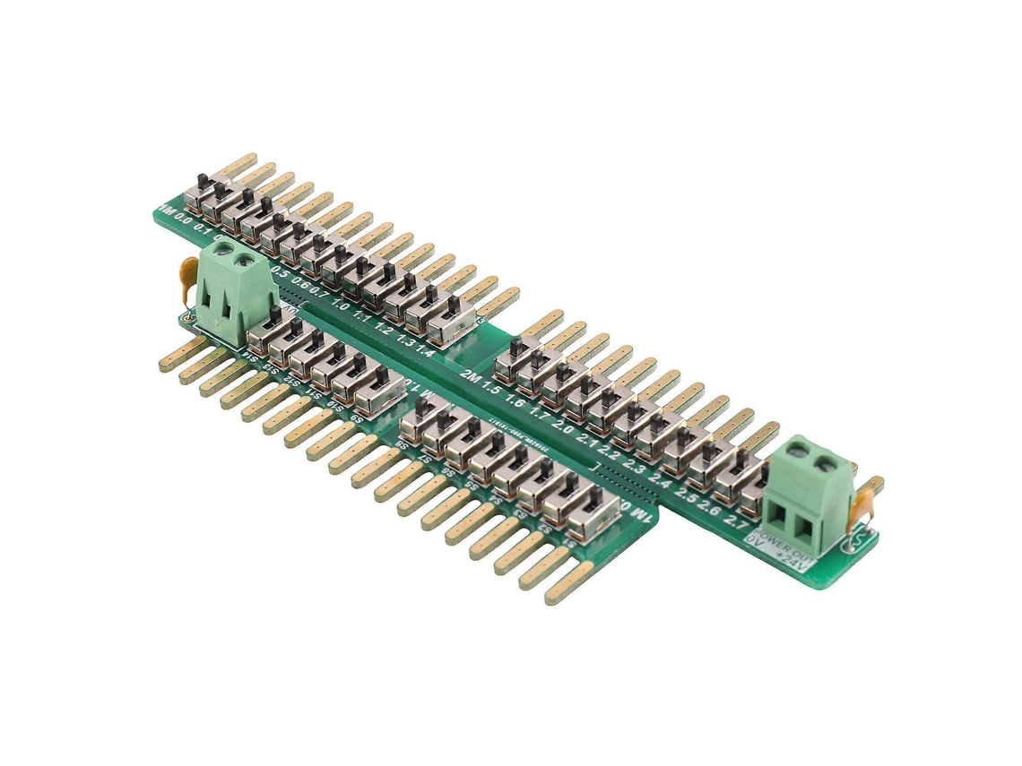 Placa de depuração para simulação de entrada de chaveamento do PLC Siemens Debug S7-200 com CPU224XP/CPU226.