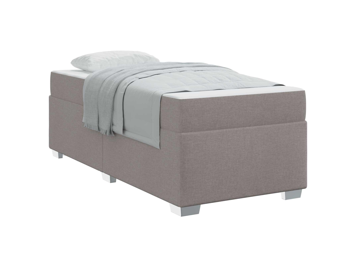 Estrutura da Cama Cinzento Acastanhado Tecido MAISON EXCLUSIVE 90x190 cm