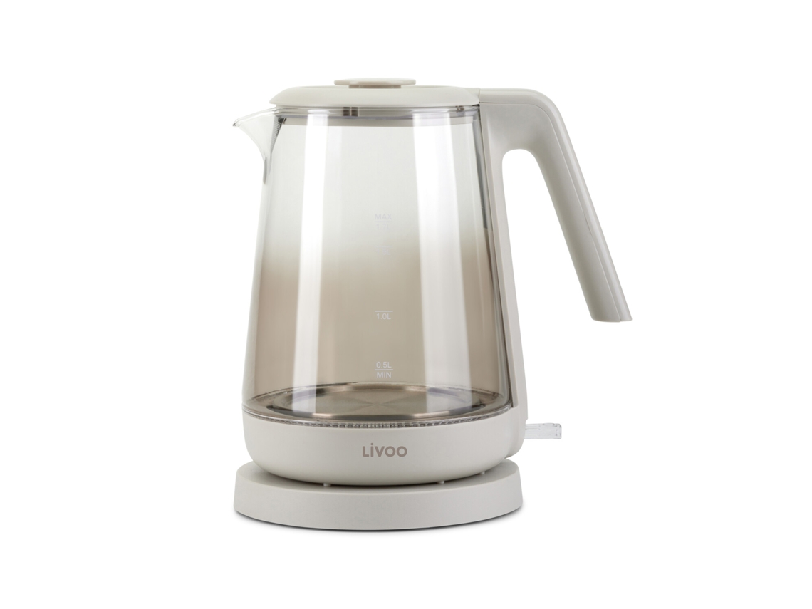 Chaleira de Vidro Sem Fio de 1,7l e 220w Dod216g LIVOO