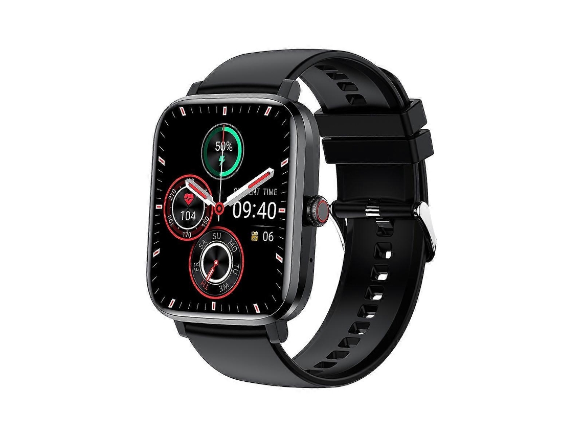 Smartwatch HK20 com tela colorida de 1,85 polegadas, monitora frequência cardíaca e pressão arterial. Ly Ebike