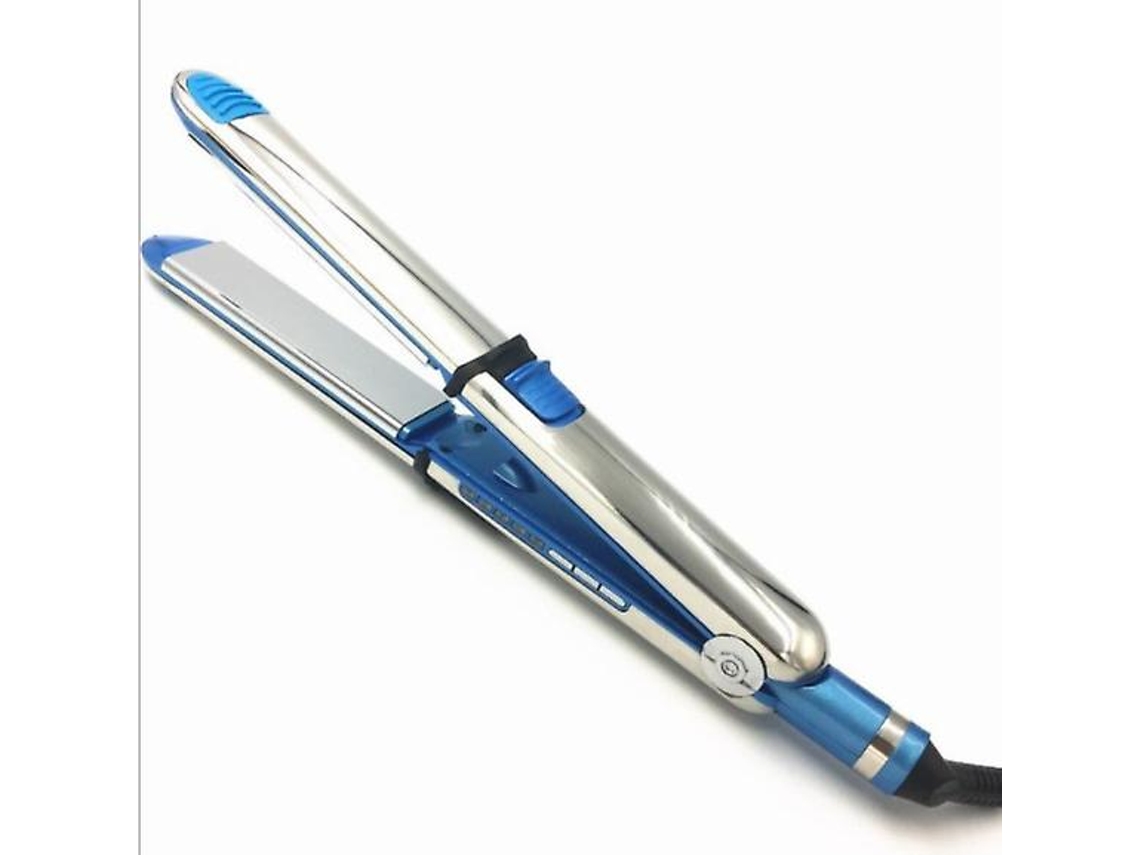Alisador de Cabelo em Aço Inoxidável para Salão de Beleza Tala Elétrica 1/4 Alisamento de Cabeloazul Bisbisous AUJEZON