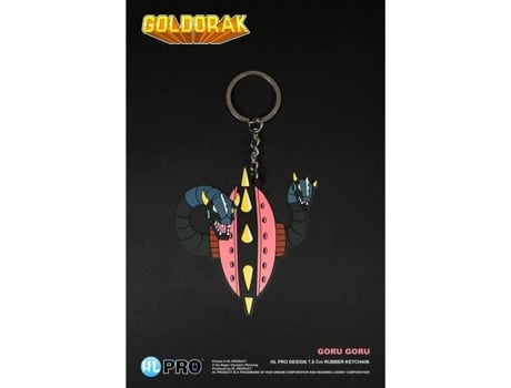 Porta-chaves De Homem High Dream Goldorak Goru Sonho Aborrachado Multicor (onhocm)