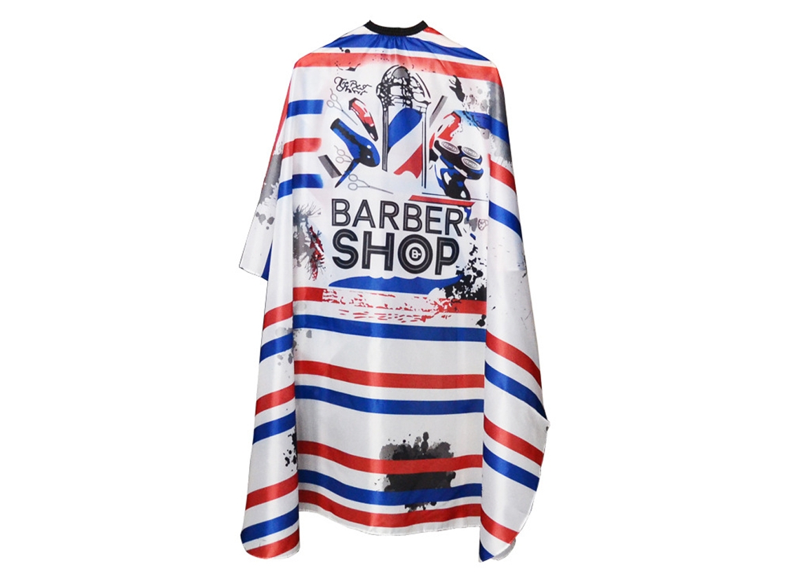 Capa para Corte de Cabelo Profissional com Escova para Pescoço Capa para Barbeiro de Salão Acessórios para Corte de Cabelo
