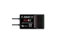 F 08at Hotrc F 08a/f 08at Receptor Pwm 8 Canais 2.4ghz para Transmissores Ds800 Ht 8a Ct 8b para Carros Barcos Tanques Rc MDUG