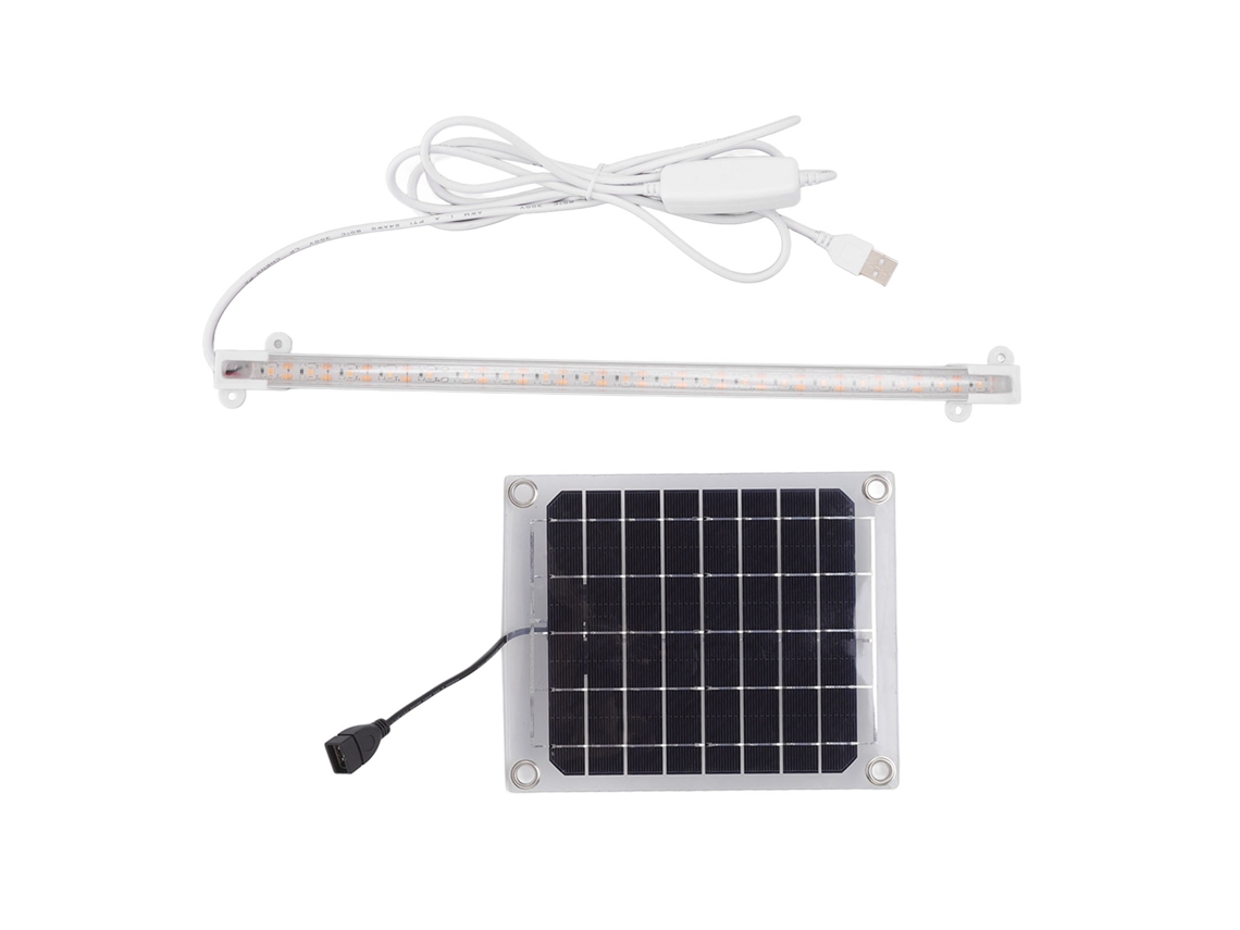 Lâmpada Solar LED de Crescimento para Plantas 10W para Varanda, Estufa, Ervas, Vegetais, Flores