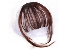 Extensiones De Pelo Clip-on Para Mujer Con Franja Oscura Marrón