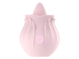 Masajeador Vibrador Para Mulheres Na Forma De Rosa Portátil Sem Fio Recarregável Impermeável
