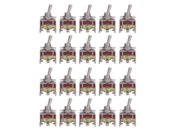 Interruptor Toggle Pesado 3 Pinos Com Alça Aço Inox Ac