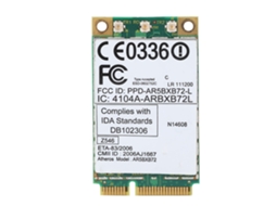 Cartão De Rede Dual Band Mini Pci E 300m Ar5bxb72 Para Lenovo/ibm T60/t61 Luz Dourada