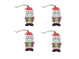 Enfeites De Madeira Para Árvore De Natal. Olysi Shop