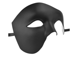 Máscara De Meia-máscara Para Baile De Halloween, Fantasia Do Fantasma Da Ópera, Para Homens E Mulheres