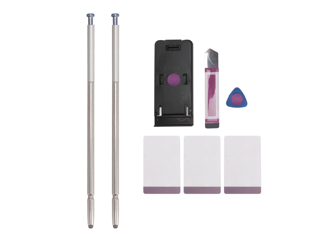 Mali 2pcs Caneta de Toque para Motorola Moto G 5g 2022 Xt2215 com Ferramentas para Escrever e Desenhar Cinza