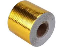 Fita De Isolamento Térmico Automotivo Mikinona, 50mm X 0, 2mm X 10m, Dourada, Para Motocicletas E Carros, Resistente Ao