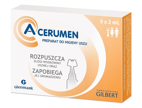 Produto Para Higiene Auricular Com 5 Ampolas De 2ml Glenmark