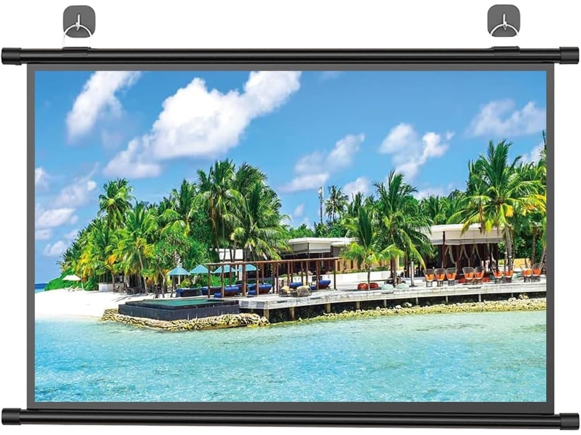 Tela de Projeção 30" 16:9 4:3 Hd Portátil | S/MARCA