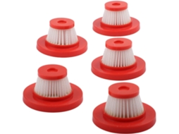 Kit Com 5 Filtros Para Aspirador De Pó Sem Fio, Reutilizáveis E