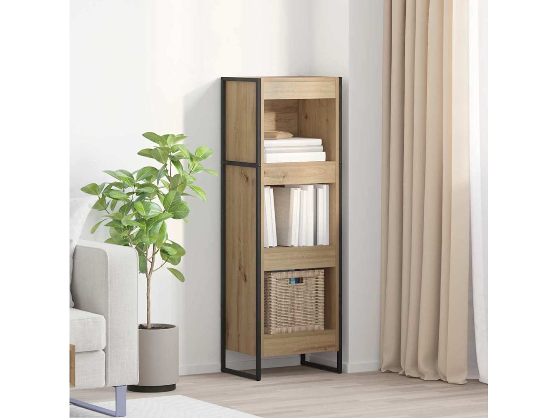 Vidaxl Gabinete De Livros 40 X 30 X 121 Cm Derivados De Madeira