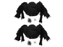 Decoração De Aranha Halloween Com Caveira Peluda