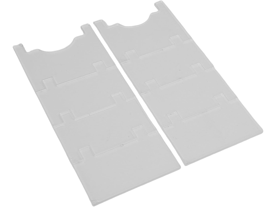 Rodas deslizantes Fabuletta Polias para portas de guarda-roupa, com rodas côncavas de nylon e movimento silencioso.