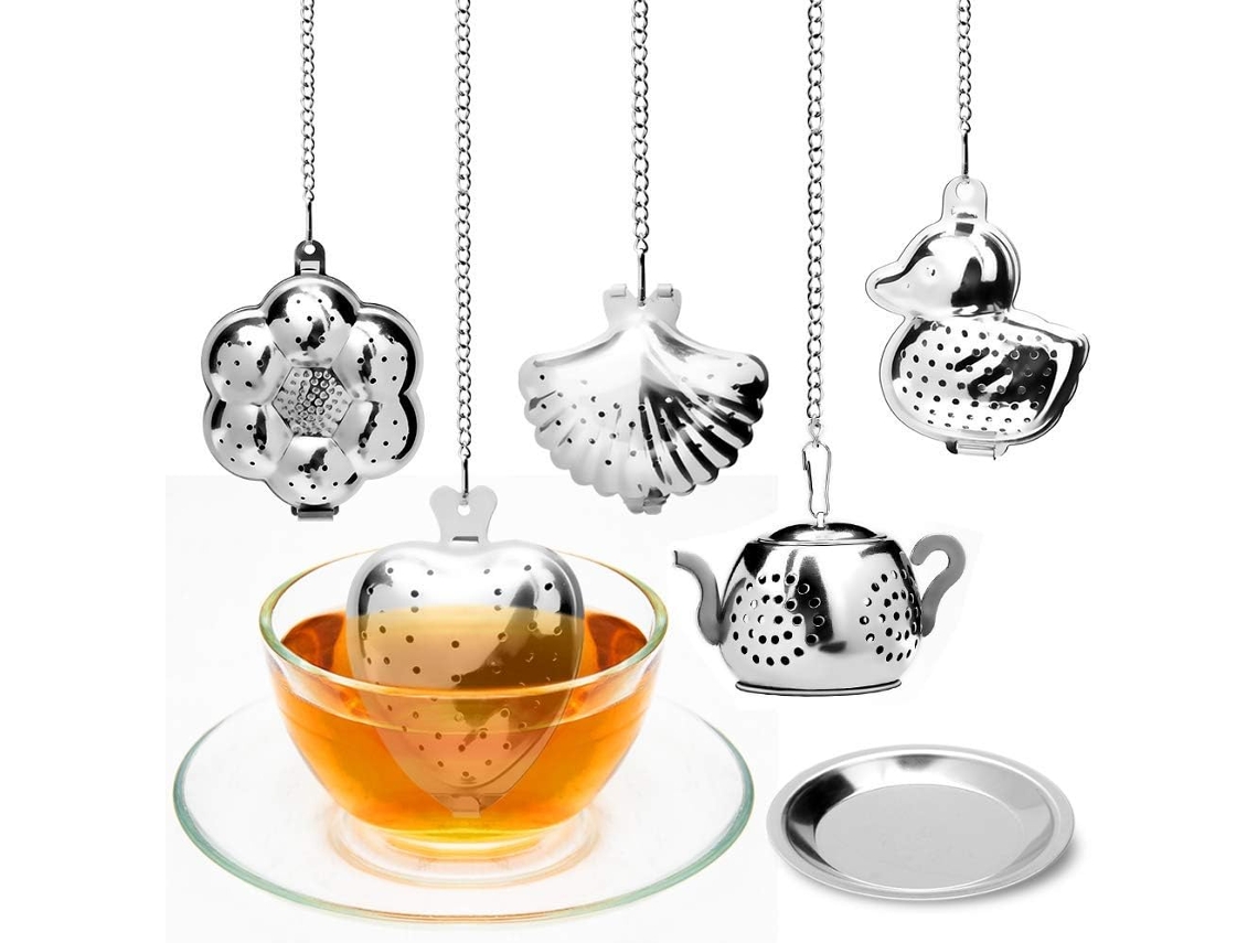 Infusores De Chá Em Aço Inoxidável, 6 Infusores De Chá, Infusores De Chá Com